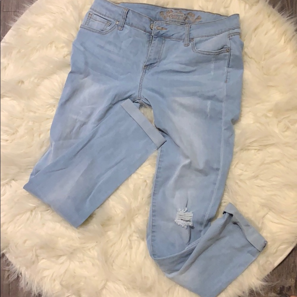 Fashion nova Light denim skinny jeans